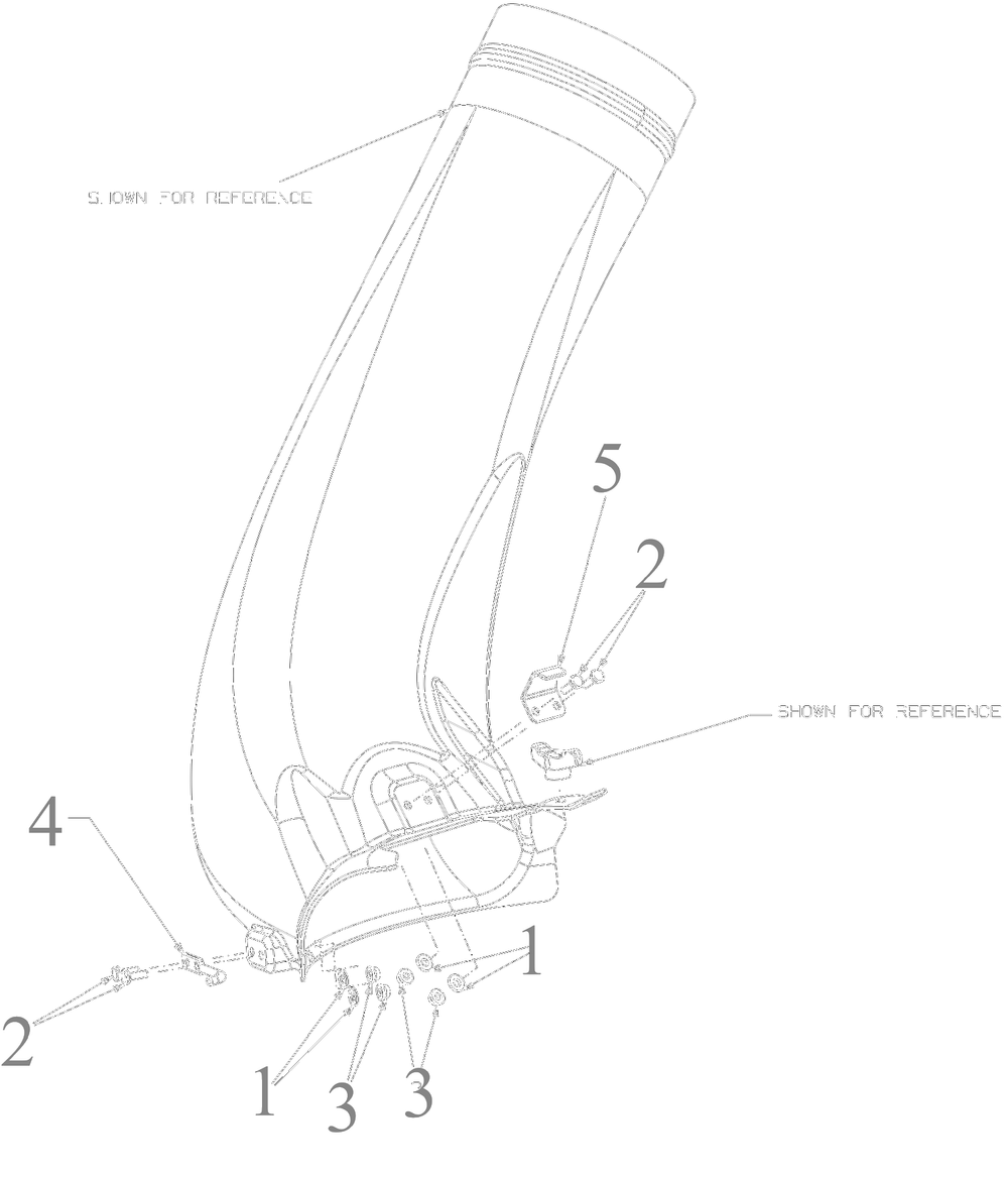 Attachments / 19a30045oem 36-Inch Bagger (2020) / Hardware Pack - Boot Diagram and Parts List for 13AC77SY000 2022 Yard Machines Lawn Tractor